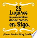 Libro 25 lugares imprescindibles donde comer en Stgo.