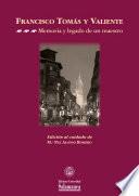 Libro «Absolutismo judicial». Estado y jueces en la obra historiográfica de Tomás y Valiente