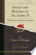 Libro Anales del Reinado de Da. Isabel II, Vol. 5