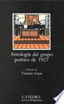 Libro Antología del grupo poético de 1927