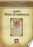 Libro Apellido Bonet (Catalunya)