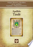 Libro Apellido Taulé