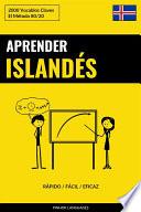 Libro Aprender Islandés - Rápido / Fácil / Eficaz