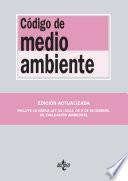 Libro Código de Medio Ambiente