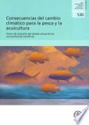 Libro Consecuencias Del Cambio Climatico Para la Pesca Y la Acuicultura