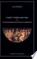 Coret y Peris (1683-1760) o el humanismo filológico y docente