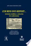 Libro CUM MENS ONUS REPONIT…