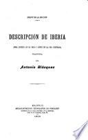 Descripción de Iberia (obra escrita en el siglo I antes de la era cristiana)