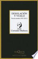 Libro Desolación y vuelo