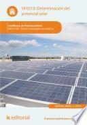 Libro Determinación del potencial solar. ENAC0108