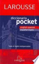 Libro Diccionario Pocket English-Spanish, español-inglés