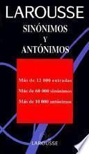 Libro Diccionario práctico sinónimos, antónimos