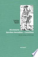 Diccionario quechua ancashino-castellano