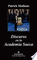 Libro Discurso en la academia sueca