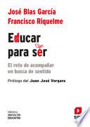 Libro Educar para ser (eBook-ePub)