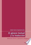 Libro El género textual y la traducción