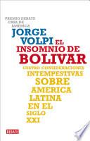 Libro El insomnio de Bolívar