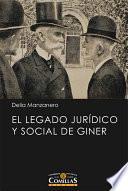Libro El legado jurídico y social de Giner