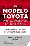 Libro El modelo Toyota para la excelencia en los servicios