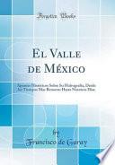 Libro El Valle de México