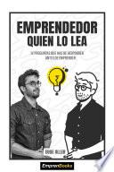 Libro EMPRENDEDOR QUIEN LO LEA