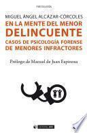 Libro En la mente del menor delincuente