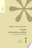 Libro Ensayos sobre poética y política. Edición y prólogo de Gerardo Muñoz
