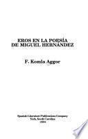 Libro Eros en la poesía de Miguel Hernández