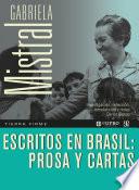 Libro Escritos en Brasil: prosa y cartas