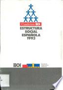 Libro Estructura social española 1993