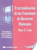 Libro Externalización de las funciones de recursos humanos