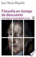 Libro Filosofía en tiempo de descuento