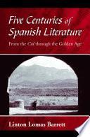 Libro Five Centuries of Spanish Literature