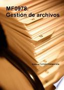 Libro Gestión de archivos. MF0978