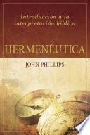 Libro Hermenéutica: Introducción a la interpretación bíblica