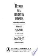 Libro Historia de la Literatura Española Volumen III Época Contemporánea