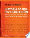 Libro Historia de una investigación