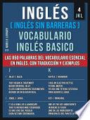 Libro Inglés (Inglés Sin Barreras) Vocabulario Ingles Basico - 4 - JKL