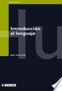 Libro Introducción al lenguaje