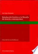 Libro Introducción histórica a la filosofía del derecho contemporánea