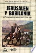 Libro Jerusalén y Babilonia