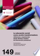 Libro La educación social como acción transformadora