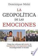 Libro La Geopolitica de las Emociones