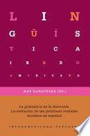 Libro La gramática en la diacronía