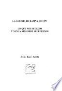 Libro La guerra de rapiña de 1879