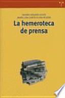 Libro La hemeroteca de prensa