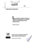 Libro La inversión extranjera directa en República Dominicana y su impacto sobre la competitividad de sus exportaciones