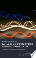 Libro La luz es un efecto óptico. Antología de poemas 2003-2022