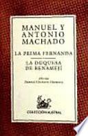 Libro La prima Fernanda ; La duquesa de Benamejí