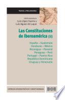 Libro Las Constituciones de Iberoamérica (II)